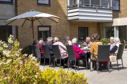 Hygge på terassen